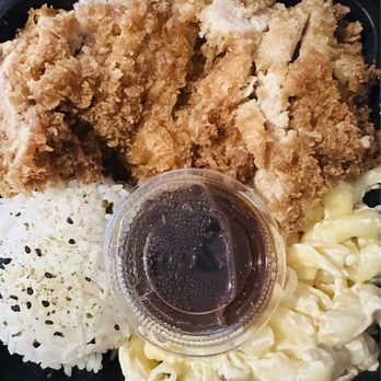 Big Bros Hawaiian Grill - Chicken Katsu w/ rice + mac--delish! - Hawaiian Near Me - La Mirada, California