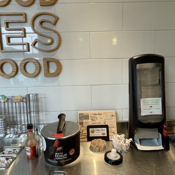 A&W Restaurant - a stainless steel counter with a coffee maker - Fast Food Near Me - Burnaby, British Columbia A&W Restaurant - a stainless steel counter with a coffee maker - Fast Food Near Me - Burnaby, British Columbia