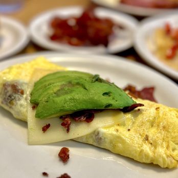 Country Kitchen Restaurant - One of my favorite! Avocado Bacon Ranch Omelette. Substituted fresh fruit for potato's. - American Near Me - Rancho Cucamonga, California Country Kitchen Restaurant - One of my favorite! Avocado Bacon Ranch Omelette. Substituted fresh fruit for potato's. - American Near Me - Rancho Cucamonga, California
