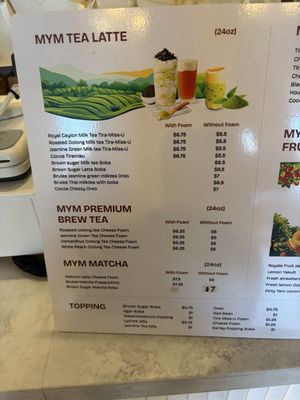 Menu photo 3 MYM Tea & Coffee San Diego, CA Menu photo 3 MYM Tea & Coffee San Diego, CA