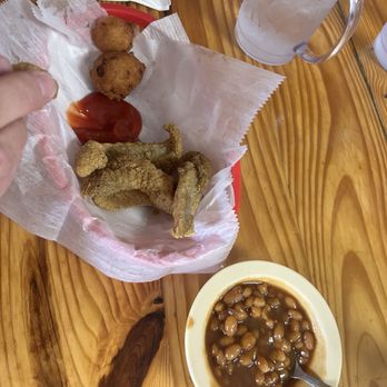 David's Catfish House - Catfish and beans - Seafood Near Me - Milton, Florida