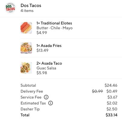 Menu photo 1 Dos Tacos Bakersfield, CA Menu photo 1 Dos Tacos Bakersfield, CA