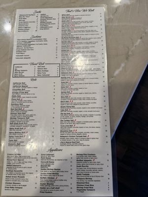 Menu photo 1 Tabu Sushi Bar and Grill El Cajon, CA Menu photo 1 Tabu Sushi Bar and Grill El Cajon, CA