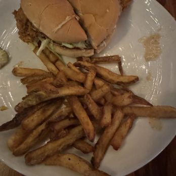 Betty's Eat Shop - Spicy chicken sandwich with house cut fries - American Near Me - Brookhaven, Mississippi Betty's Eat Shop - Spicy chicken sandwich with house cut fries - American Near Me - Brookhaven, Mississippi