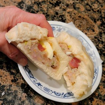 Deluxe Bakery - Chicken bun (gai bao) - Bakeries Near Me - Houston, Texas