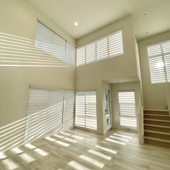 Vertical Visions - Hunter Douglas Banded Shades - Shades & Blinds Near Me - Palm Desert, California