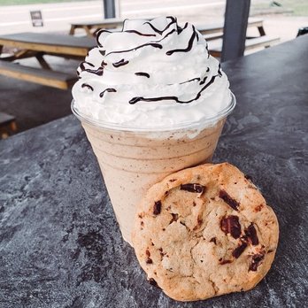 The Press and Scoop - cookie dough frappe - Ice Cream & Frozen Yogurt Near Me - Highland, Michigan