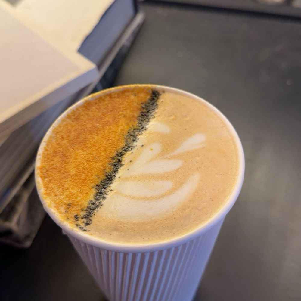Discourse Coffee - Downtown - Orange blossom latte/ can not recall exact name - Coffee & Tea Near Me - Milwaukee, Wisconsin Discourse Coffee - Downtown - Orange blossom latte/ can not recall exact name - Coffee & Tea Near Me - Milwaukee, Wisconsin