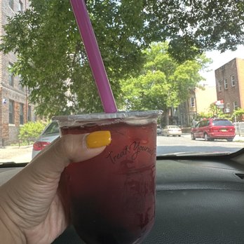 Tea and Milk - Look how tiny this medium is. Not even half the size of the straw and they charged 5.75 for this. - Bubble Tea Near Me - Astoria, New York Tea and Milk - Look how tiny this medium is. Not even half the size of the straw and they charged 5.75 for this. - Bubble Tea Near Me - Astoria, New York