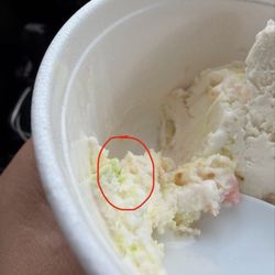La Michoacana Paleteria Y Neveria - I found a hair in the ice cream