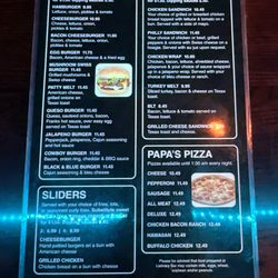 The Liebrary - Menu (2 of 3)