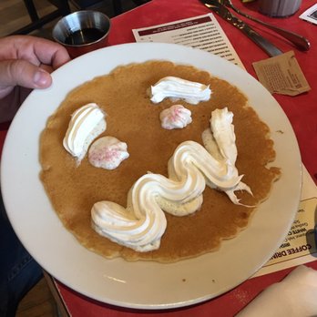 The Egg Bistro - Kids smiley face pancake - Breakfast & Brunch Near Me - Chesapeake, Virginia