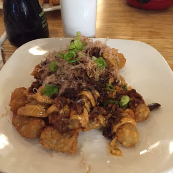 Kizuna - Smothered Tater Tots were well prepared and tasty if you can get some of the extras on your tot. - Sushi Bars Near Me - Vienna, Virginia Kizuna - Smothered Tater Tots were well prepared and tasty if you can get some of the extras on your tot. - Sushi Bars Near Me - Vienna, Virginia