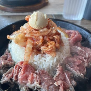 Sizzling Lunch - Kimchi Beef Pepper Rice - Japanese Near Me - Goleta, California