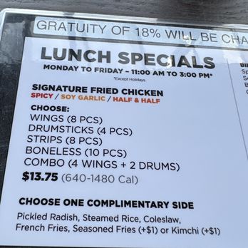 Bonchon Elk Grove - Menu - Korean Near Me - Elk Grove, California Bonchon Elk Grove - Menu - Korean Near Me - Elk Grove, California