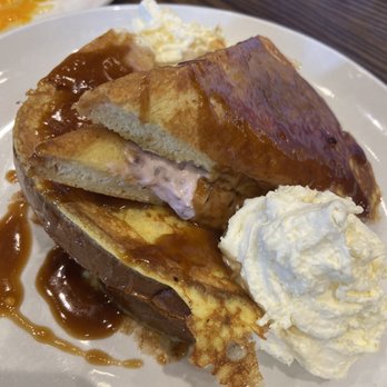 Another Broken Egg Cafe - Stuffed French toast!! - American Near Me - Austin, Texas Another Broken Egg Cafe - Stuffed French toast!! - American Near Me - Austin, Texas