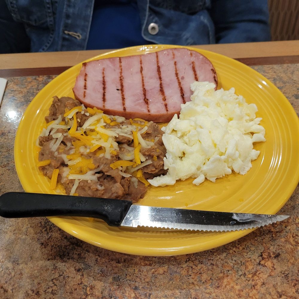 Feathers Cafe - Ham steak, refried beans good stuff - Cafes Near Me - Laughlin, Nevada Feathers Cafe - Ham steak, refried beans good stuff - Cafes Near Me - Laughlin, Nevada