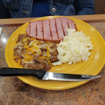 Feathers Cafe - Ham steak, refried beans good stuff - Cafes Near Me - Laughlin, Nevada Feathers Cafe - Ham steak, refried beans good stuff - Cafes Near Me - Laughlin, Nevada