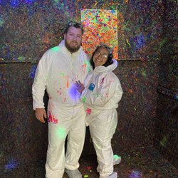 After painting (each other)