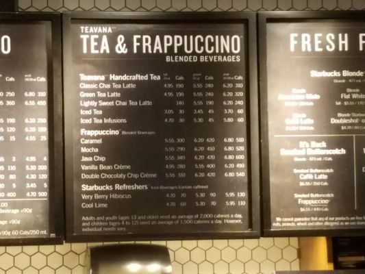 Menu photo 1 Starbucks Toronto, ON