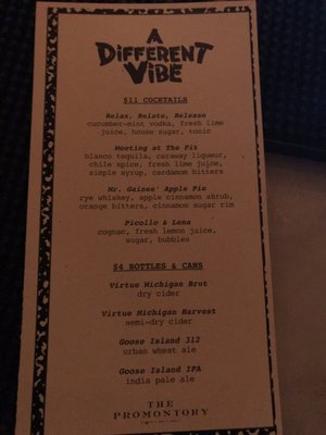 Menu photo 2 The Promontory Chicago, IL