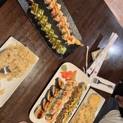 Takara Japanese Steakhouse and Sushi Bar - Green river roll Pop pop girl roll Godzilla roll