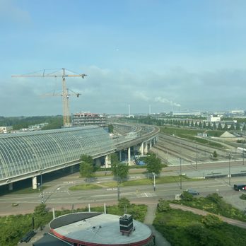 Holiday Inn Express Sloterdijk - View from my room of the train tracks - Hotels Near Me - Amsterdam, New Hampshire