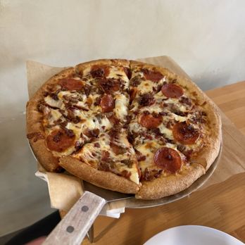 Fratellino's Italian Kitchen - All Meat Pizza - Italian Near Me - Orange, California Fratellino's Italian Kitchen - All Meat Pizza - Italian Near Me - Orange, California