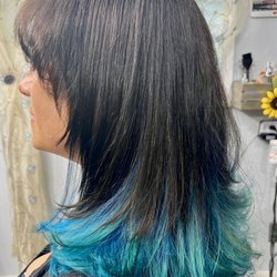 Stylist Inside - Haircut and color, mermaid hair