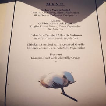 Vintage Press - Menu with cotton. - American Near Me - Visalia, California
