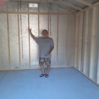 Tuff Shed St. Louis - Inside the finished shed - Building Supplies Near Me - Overland, Missouri