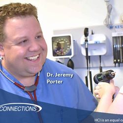 Jeremy Porter, MD - Dr. Porter with a patient