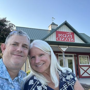 Mrs. Moo’s Corner - Us waiting outside for our ice cream - Ice Cream & Frozen Yogurt Near Me - Prince Frederick, Maryland