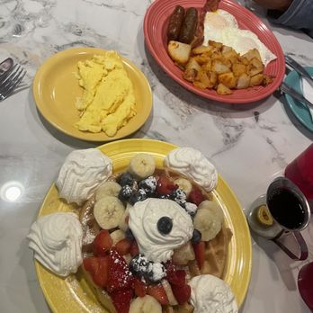 Broadway Diner - Berries and cream Belgium waffle Eggs - New American Near Me - Fayetteville, Georgia Broadway Diner - Berries and cream Belgium waffle Eggs - New American Near Me - Fayetteville, Georgia