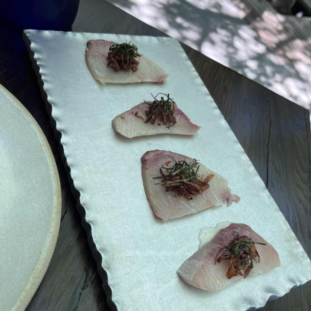 Slanted Door - Hamachi crudo - Vietnamese Near Me - Napa, California