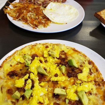 Triple Berry Cafe - GF breakfast flatbread and... homemade corned beef hash - Breakfast & Brunch Near Me - Crystal Lake, Illinois Triple Berry Cafe - GF breakfast flatbread and... homemade corned beef hash - Breakfast & Brunch Near Me - Crystal Lake, Illinois