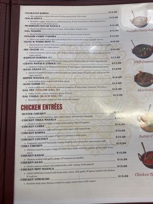 Menu photo 5 New Indian Restaurant Upland, CA