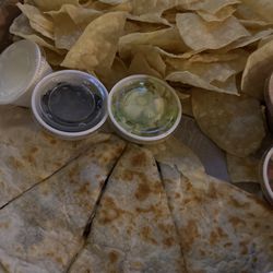 Example photo of my ingredients that where supposed to be INSIDE the steak quesadilla.