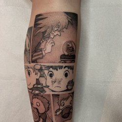 Art Studio Tattoos - Tattoo done by Squid Ink artist @escoama
