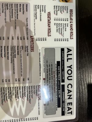 Menu photo 6 Blue Fin Sushi & Roll Las Vegas, NV