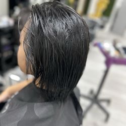Blondie Salon - Before perm