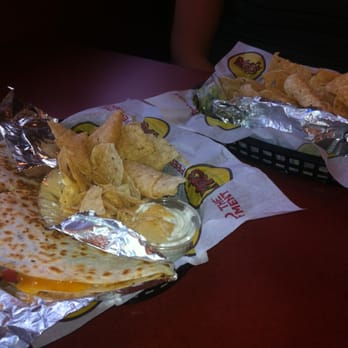 Moe's Southwest Grill - quesadilla & a taco (still wrapped) & free chips+salsa - Mexican Near Me - Rocky Point, New York Moe's Southwest Grill - quesadilla & a taco (still wrapped) & free chips+salsa - Mexican Near Me - Rocky Point, New York