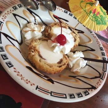 Ninja Sushi - Fried vanilla ice cream. DELICIOUS although wish there was more vanilla ice cream - Ramen Near Me - Nutley, New Jersey