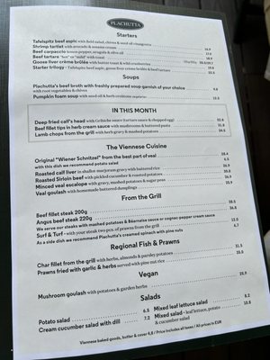 Menu photo 7 Plachutta Wollzeile Vienna, 9