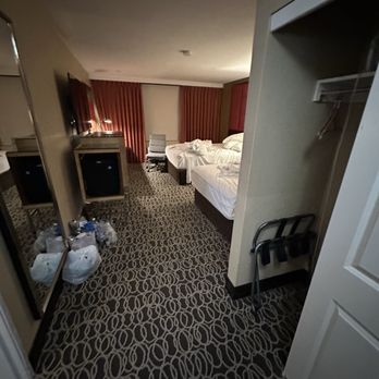 Excalibur Hotel - Room not turned over because its our fault we didn't remove a do not disturb sign on the door. We literally just got there. - Hotels Near Me - Las Vegas, Nevada Excalibur Hotel - Room not turned over because its our fault we didn't remove a do not disturb sign on the door. We literally just got there. - Hotels Near Me - Las Vegas, Nevada