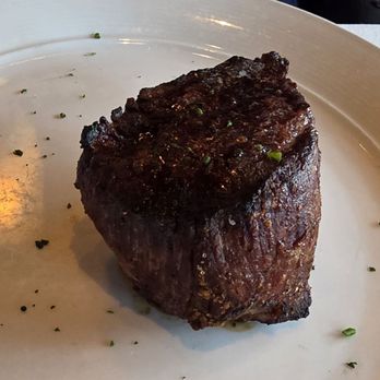Eddie V's Prime Seafood - Filet mignon - surprised pricey steak came bare - Seafood Near Me - Mclean, Virginia