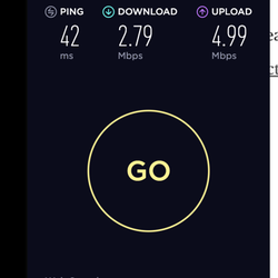 I paid for 60 Mbps, but this was very common.