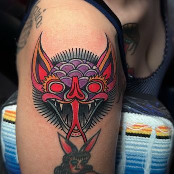Tinta Rebelde Tattoo - done by @rockabillyraymerlin Ray - Piercing Near Me - Los Angeles, California Tinta Rebelde Tattoo - done by @rockabillyraymerlin Ray - Piercing Near Me - Los Angeles, California