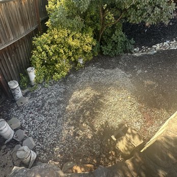 Wave Decks - Pre deck big drop off in our backyard where the trampoline was. - Decks & Railing Near Me - Citrus Heights, California