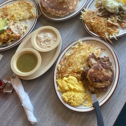 Our breakfast spread